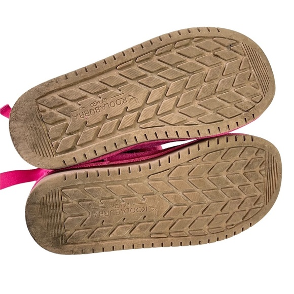 UGG KOOLABURRA ANDRA Short Pink Genuine Leather Suede Boots Bow Girls Shoes sz 3 - Picture 15 of 16